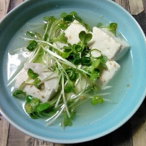 レンジで湯豆腐(中華)